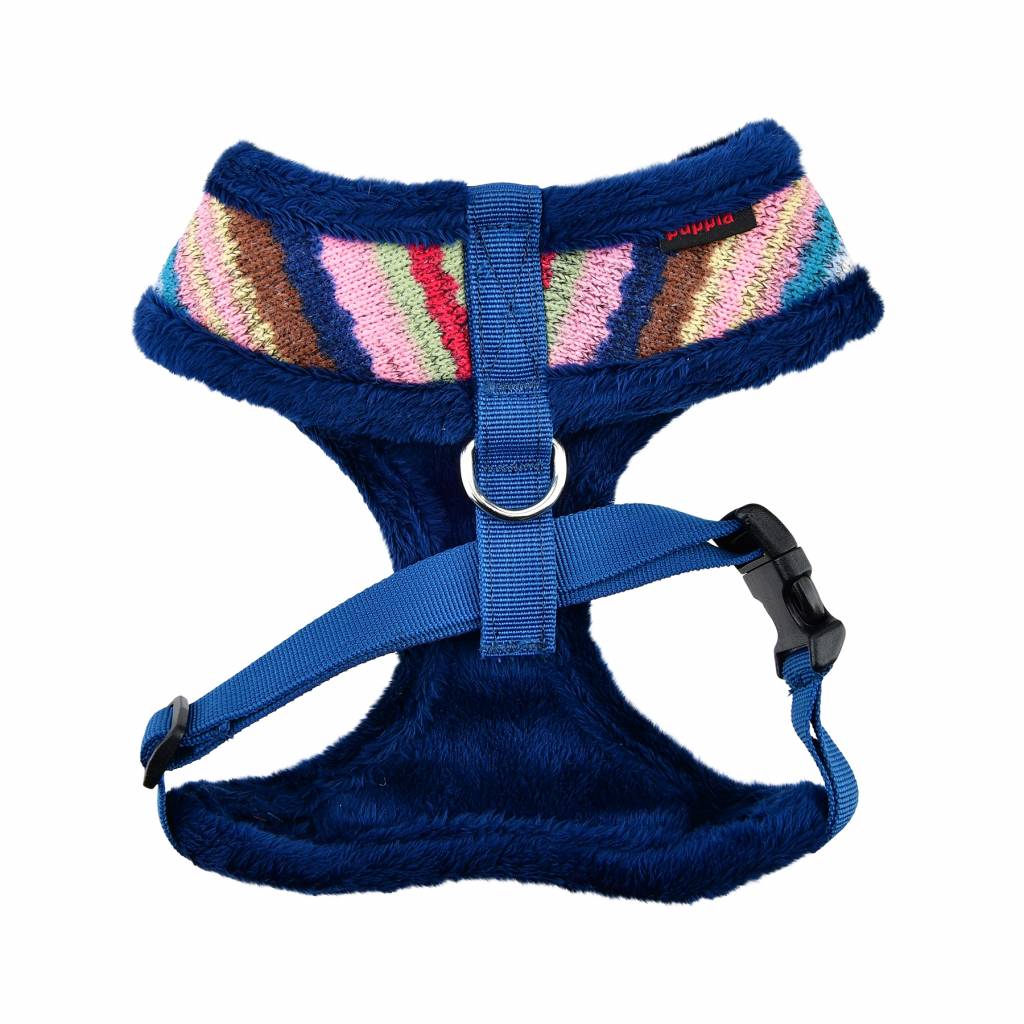 Puppia Crayon Harness model A Navy - Premium hondentuig > honden harnas from Puppia - Just €27.99! Shop now at Frenkiezdogshop