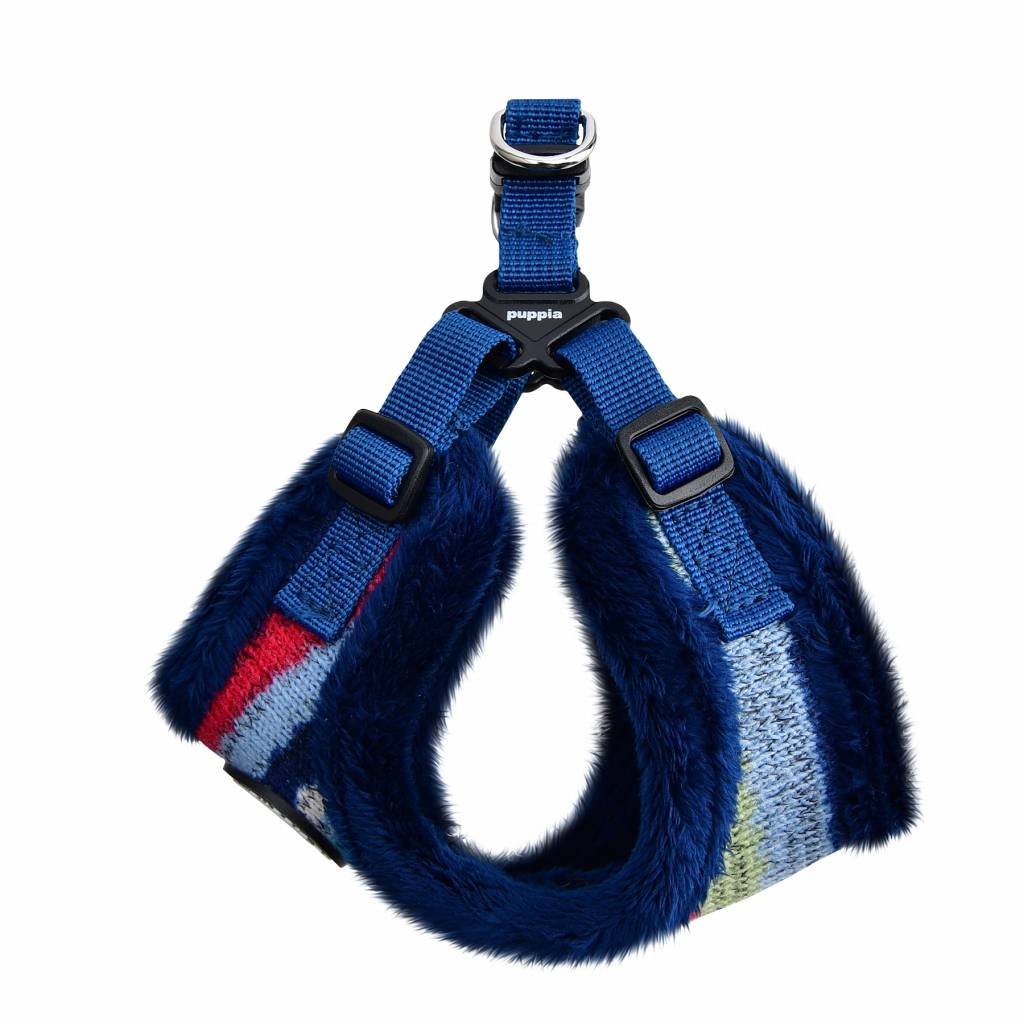 Puppia Crayon Harness model C Navy - Premium hondentuig > honden harnas from Puppia - Just €30.99! Shop now at Frenkiezdogshop