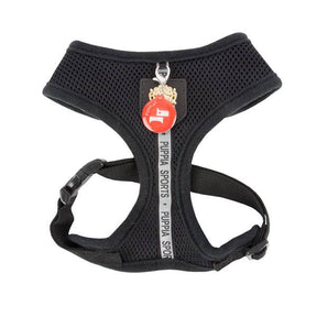 Puppia Dex Harness Model A Black ( S ) hondentuig > honden harnas > model A Small