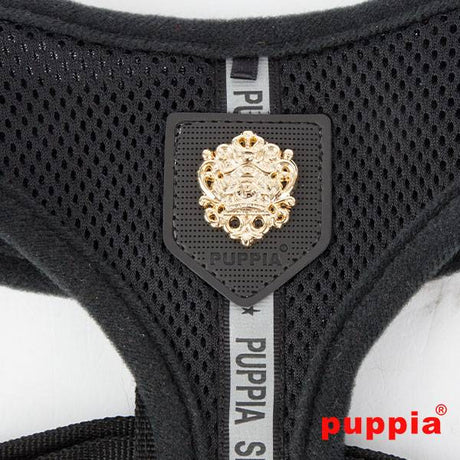 Puppia Dex Harness Model A Black ( S ) hondentuig > honden harnas > model A Small