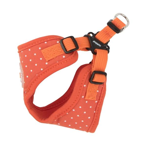 Puppia Dotty Harness II Model C Orange ( ALLEEN S  ) - Premium hondentuig > honden harnas from Puppia - Just €24.99! Shop now at Frenkiezdogshop