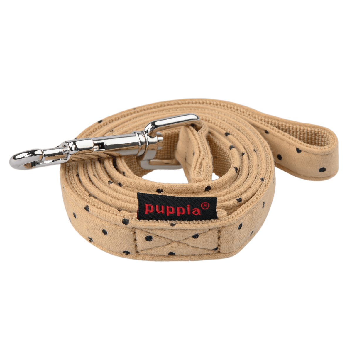 Puppia Dotty Hondenriem Beige hondenriem > hondenlijn Medium