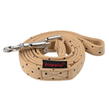 Puppia Dotty Hondenriem Beige hondenriem > hondenlijn Medium