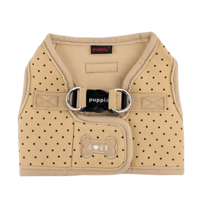 Puppia Dotty Vest Harness Model B Beige hondentuig > honden harnas > model B Small