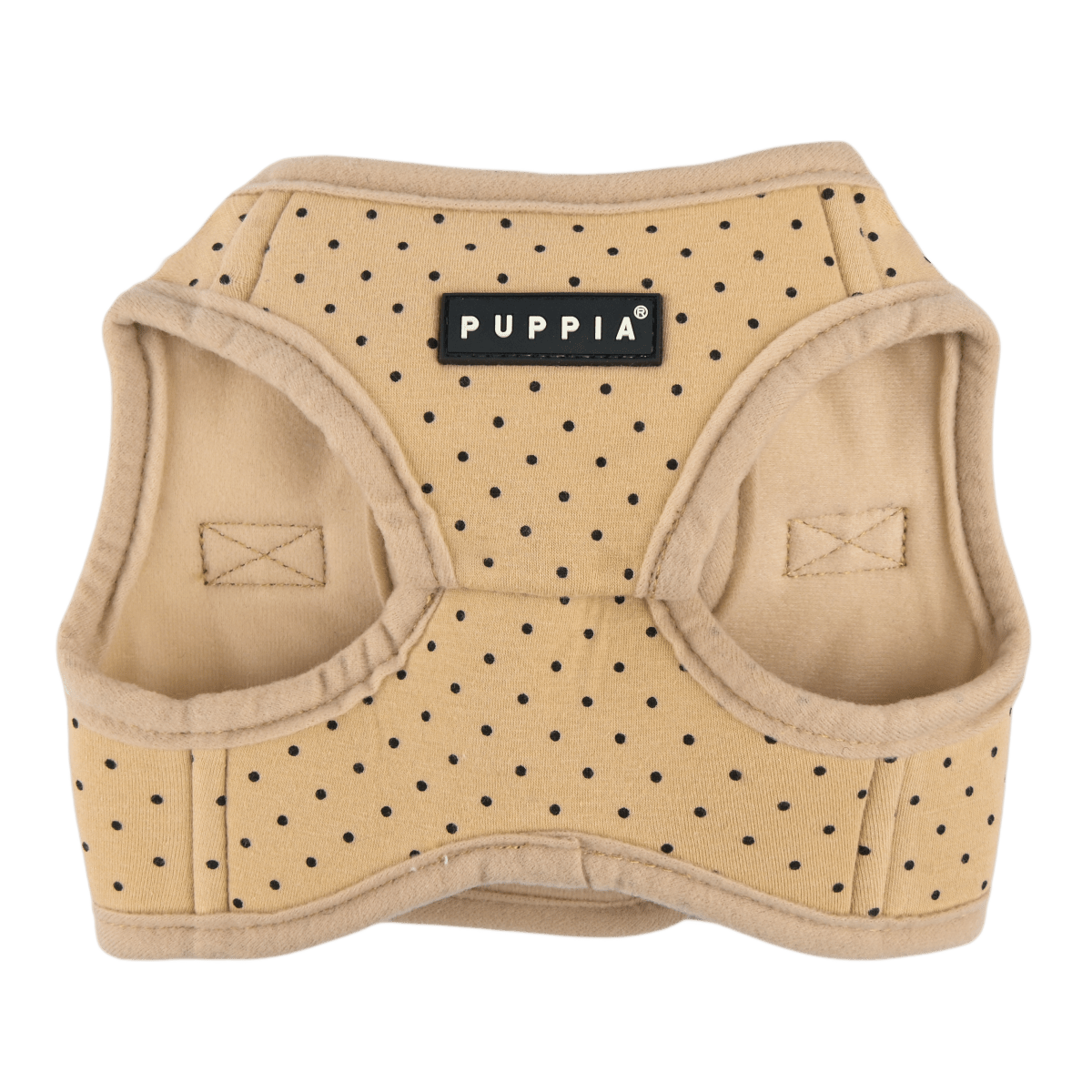 Puppia Dotty Vest Harness Model B Beige hondentuig > honden harnas > model B Small