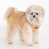 Puppia Dotty Vest Harness Model B Beige hondentuig > honden harnas > model B Small