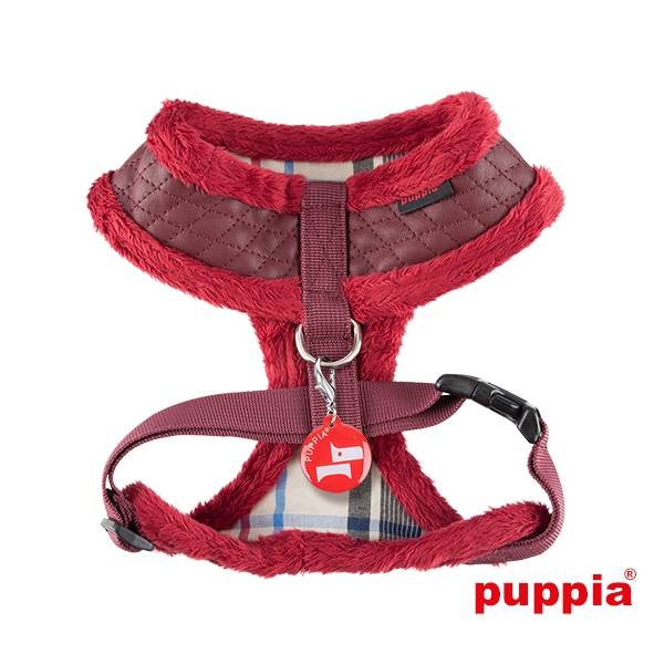 Puppia Farren harness model A wine - Premium hondentuig > honden harnas from Puppia - Just €21.75! Shop now at Frenkiezdogshop