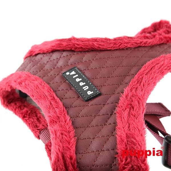 Puppia Farren harness model A wine - Premium hondentuig > honden harnas from Puppia - Just €21.75! Shop now at Frenkiezdogshop