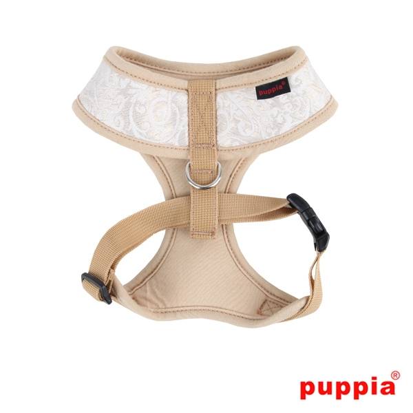 Puppia Gala harness II Model A Beige - Premium hondentuig > honden harnas from Puppia - Just €22.50! Shop now at Frenkiezdogshop