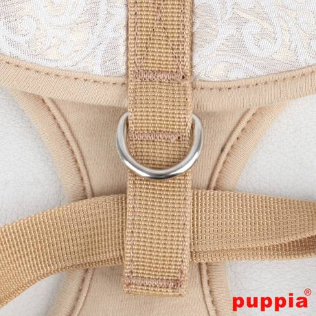 Puppia Gala harness II Model A Beige hondentuig > honden harnas > model A Large