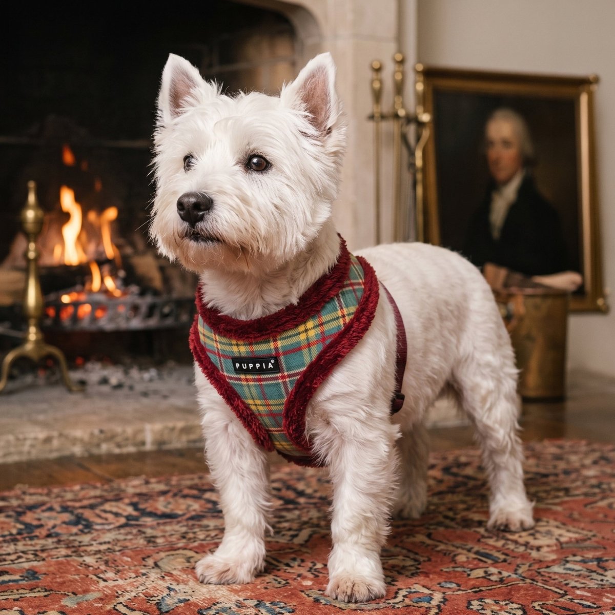 Puppia Galaxia Harness Model A - Wine hondentuig > honden harnas > model A Small