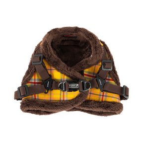 Puppia Galaxia Vest Harness Model B - Brown hondentuig > honden harnas > model B Small