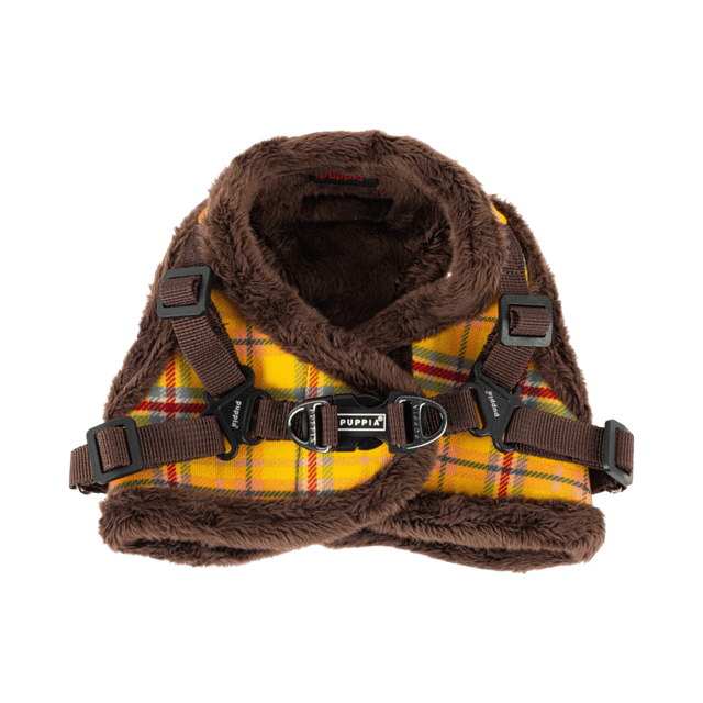 Puppia Galaxia Vest Harness Model B - Brown hondentuig > honden harnas > model B Small
