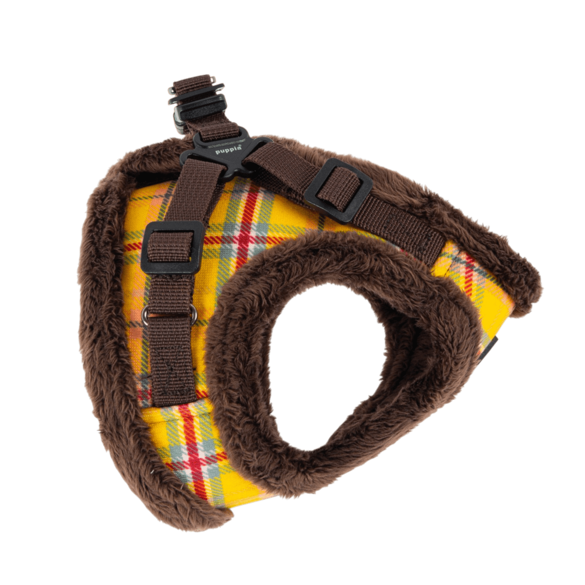 Puppia Galaxia Vest Harness Model B - Brown hondentuig > honden harnas > model B Small