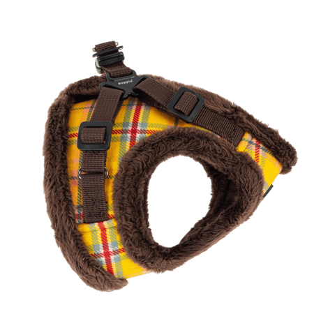 Puppia Galaxia Vest Harness Model B - Brown hondentuig > honden harnas > model B Small