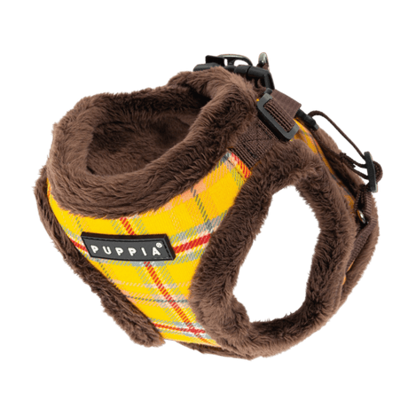 Puppia Galaxia Vest Harness Model B - Brown hondentuig > honden harnas > model B Small