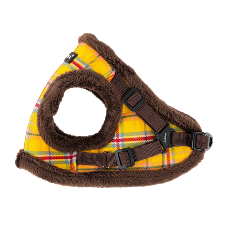 Puppia Galaxia Vest Harness Model B - Brown hondentuig > honden harnas > model B Small