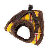Puppia Galaxia Vest Harness Model B - Brown hondentuig > honden harnas > model B Small
