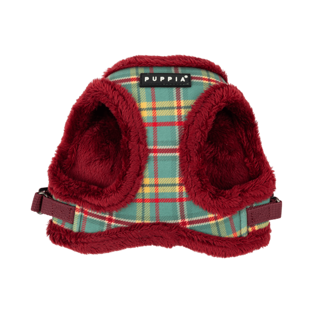 Puppia Galaxia Vest Harness Model B - Wine hondentuig > honden harnas > model B Small