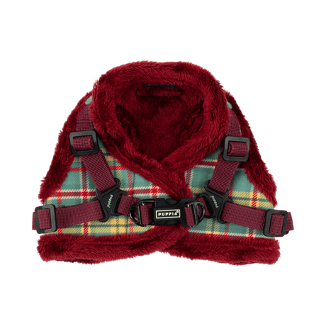 Puppia Galaxia Vest Harness Model B - Wine hondentuig > honden harnas > model B Small