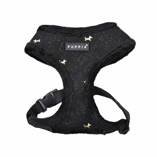 Puppia Gia Harness model A Black - Premium hondentuig > honden harnas from Puppia - Just €26.99! Shop now at Frenkiezdogshop