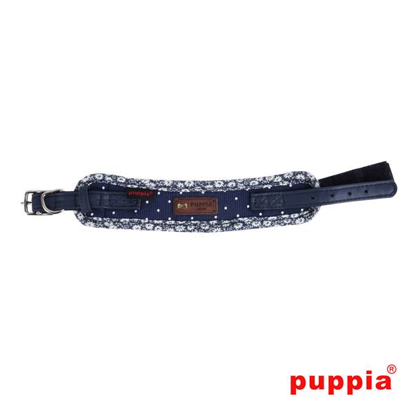 Puppia Gypsophila halsband Navy - Premium halsband > hondenhalsband from Puppia - Just €20.99! Shop now at Frenkiezdogshop