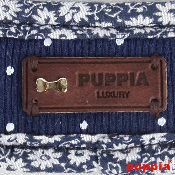 Puppia Gypsophila halsband Navy - Premium halsband > hondenhalsband from Puppia - Just €20.99! Shop now at Frenkiezdogshop