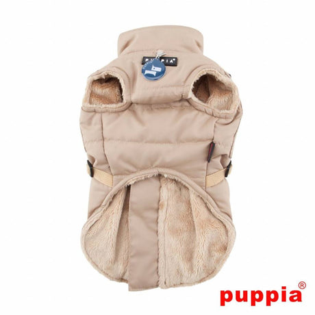 Puppia Wilkes Jacket Harness Beige Hondenkleding > hondenjas Small