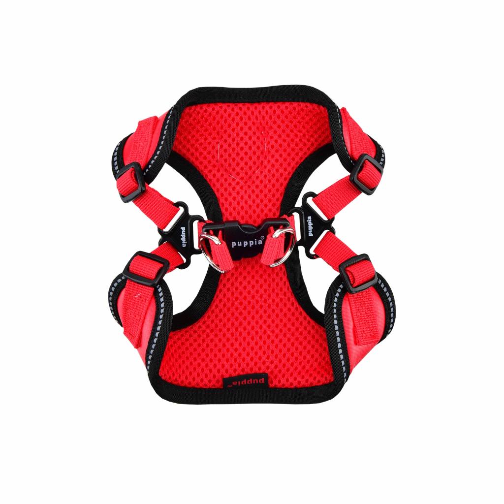 Puppia Legacy Harness model C Red - Premium hondentuig > honden harnas from Puppia - Just €29.99! Shop now at Frenkiezdogshop