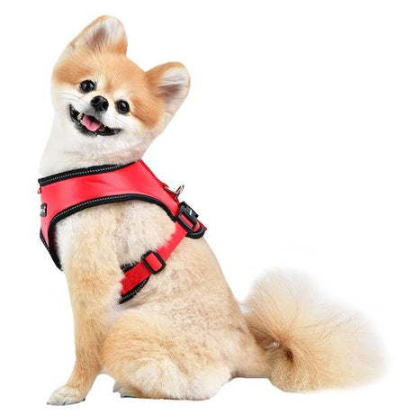 Puppia Legacy Harness model E Red hondentuig > honden harnas > overige modellen Small