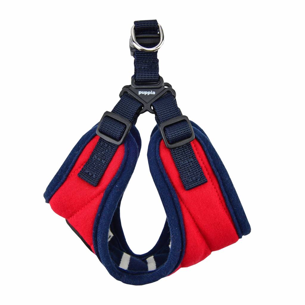 Puppia Mischief Harness model C Red - Premium hondentuig > honden harnas from Puppia - Just €24.99! Shop now at Frenkiezdogshop