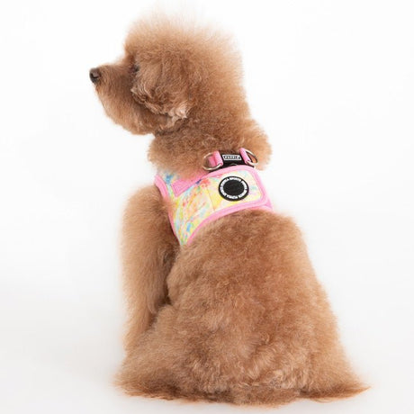 Puppia Nola Vest Harness Model B Pink hondentuig > honden harnas > model B Small