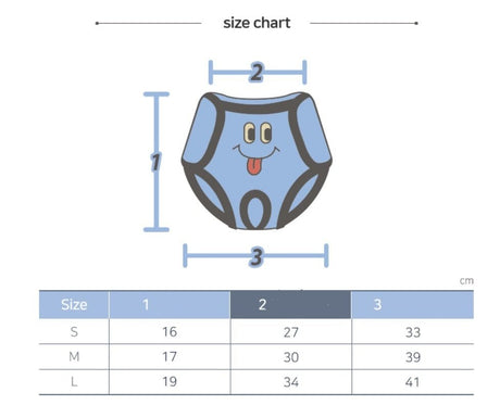 Puppia Olchi Loopsheidbroekje Blue Loopsheidbroek > Periodebroekje Small