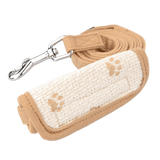 Puppia Pawprint Hondenriem Beige hondenriem > hondenlijn Medium