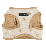 Puppia Pawprint Vest Harness Model B Beige hondentuig > honden harnas > model B Small