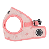 Puppia Pawprint Vest Harness Model B Pink hondentuig > honden harnas > model B Small