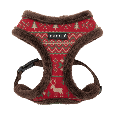 Puppia Rhapsodia Harness Model A - Brown hondentuig > honden harnas > model A Small