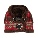 Puppia Rhapsodia Vest Harness Model B- Brown hondentuig > honden harnas > model B Small