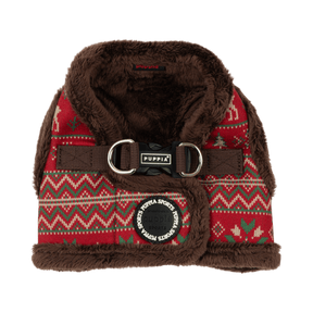 Puppia Rhapsodia Vest Harness Model B- Brown hondentuig > honden harnas > model B Small