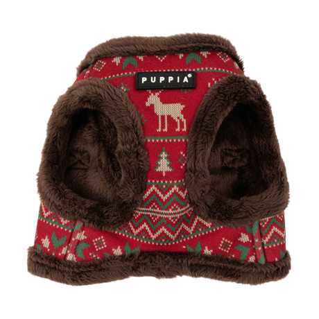 Puppia Rhapsodia Vest Harness Model B- Brown hondentuig > honden harnas > model B Small