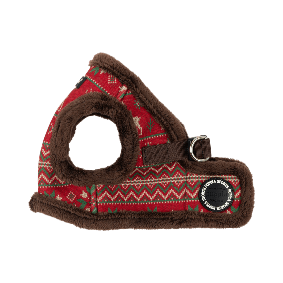Puppia Rhapsodia Vest Harness Model B- Brown hondentuig > honden harnas > model B Small