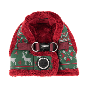 Puppia Rhapsodia Vest Harness Model B - Wine hondentuig > honden harnas > model B Small