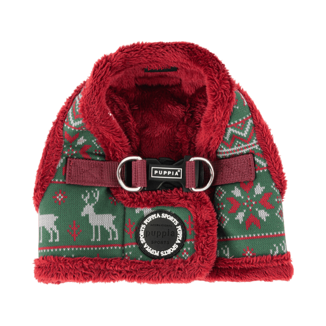 Puppia Rhapsodia Vest Harness Model B - Wine hondentuig > honden harnas > model B Small