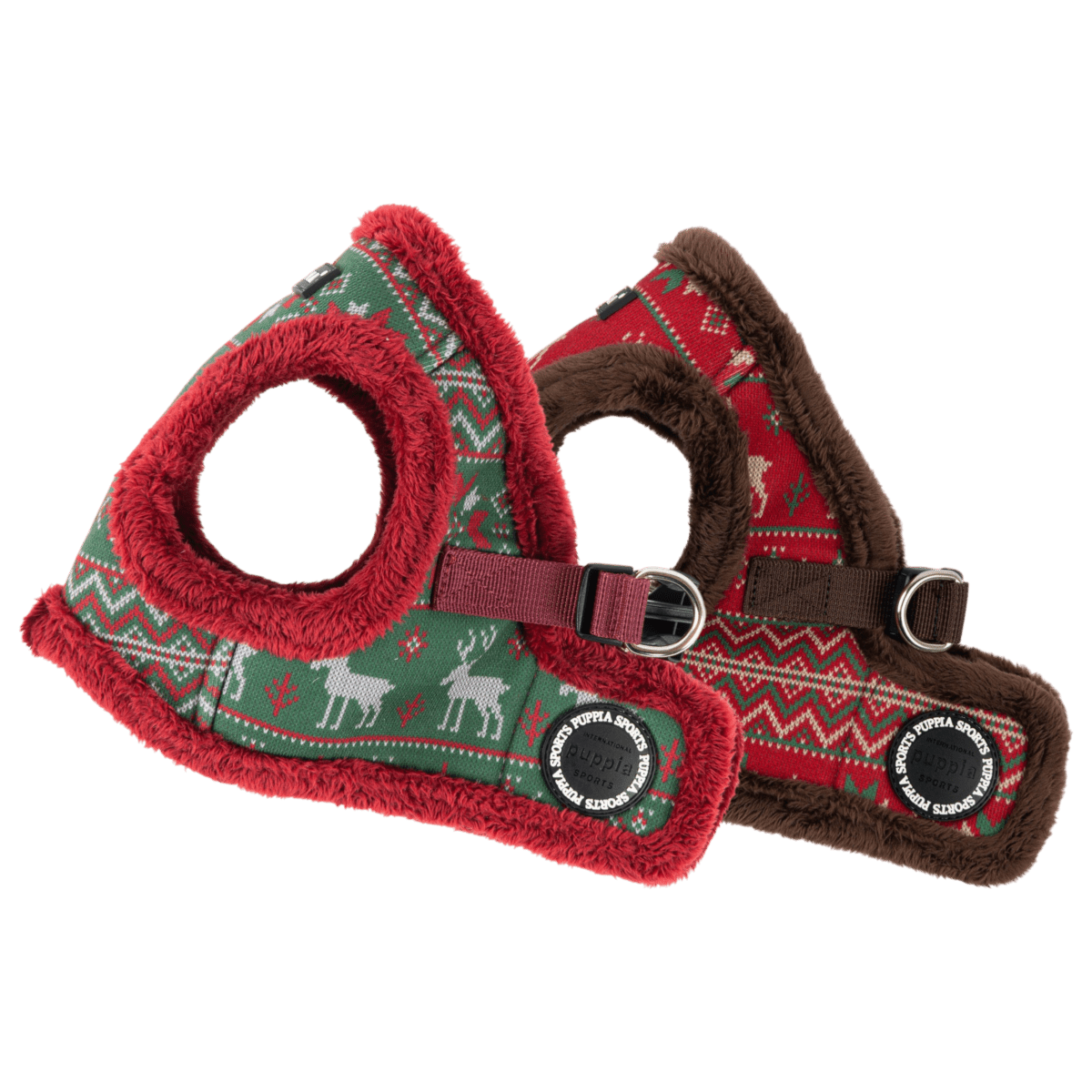 Puppia Rhapsodia Vest Harness Model B - Wine hondentuig > honden harnas > model B Small