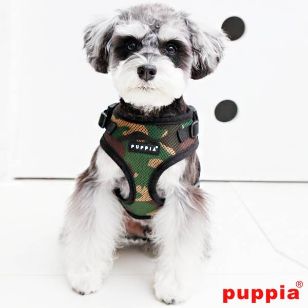 Puppia Soft Harness Ritefit Camo - Premium hondentuig > honden harnas from Puppia - Just €19.99! Shop now at Frenkiezdogshop