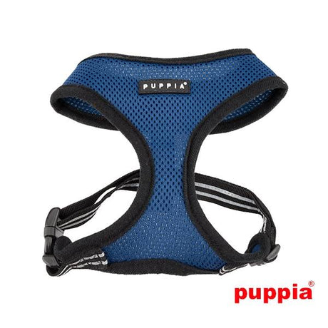 Puppia Smart Soft Harness model A royal blue - Premium hondentuig > honden harnas from Puppia - Just €22.99! Shop now at Frenkiezdogshop