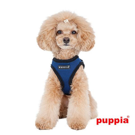 Puppia Smart Soft Harness model B Royal Blue hondentuig > honden harnas > model B Small