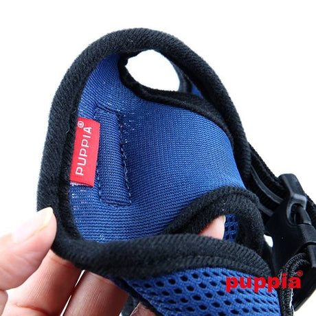 Puppia Smart Soft Harness model B Royal Blue hondentuig > honden harnas > model B Small