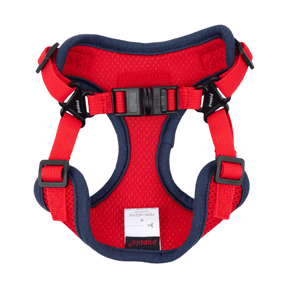 Puppia Soft Ez-Buckle Harness C - Red hondentuig > honden harnas > model C Small