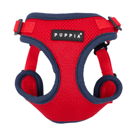 Puppia Soft Ez-Buckle Harness C - Red hondentuig > honden harnas > model C Small
